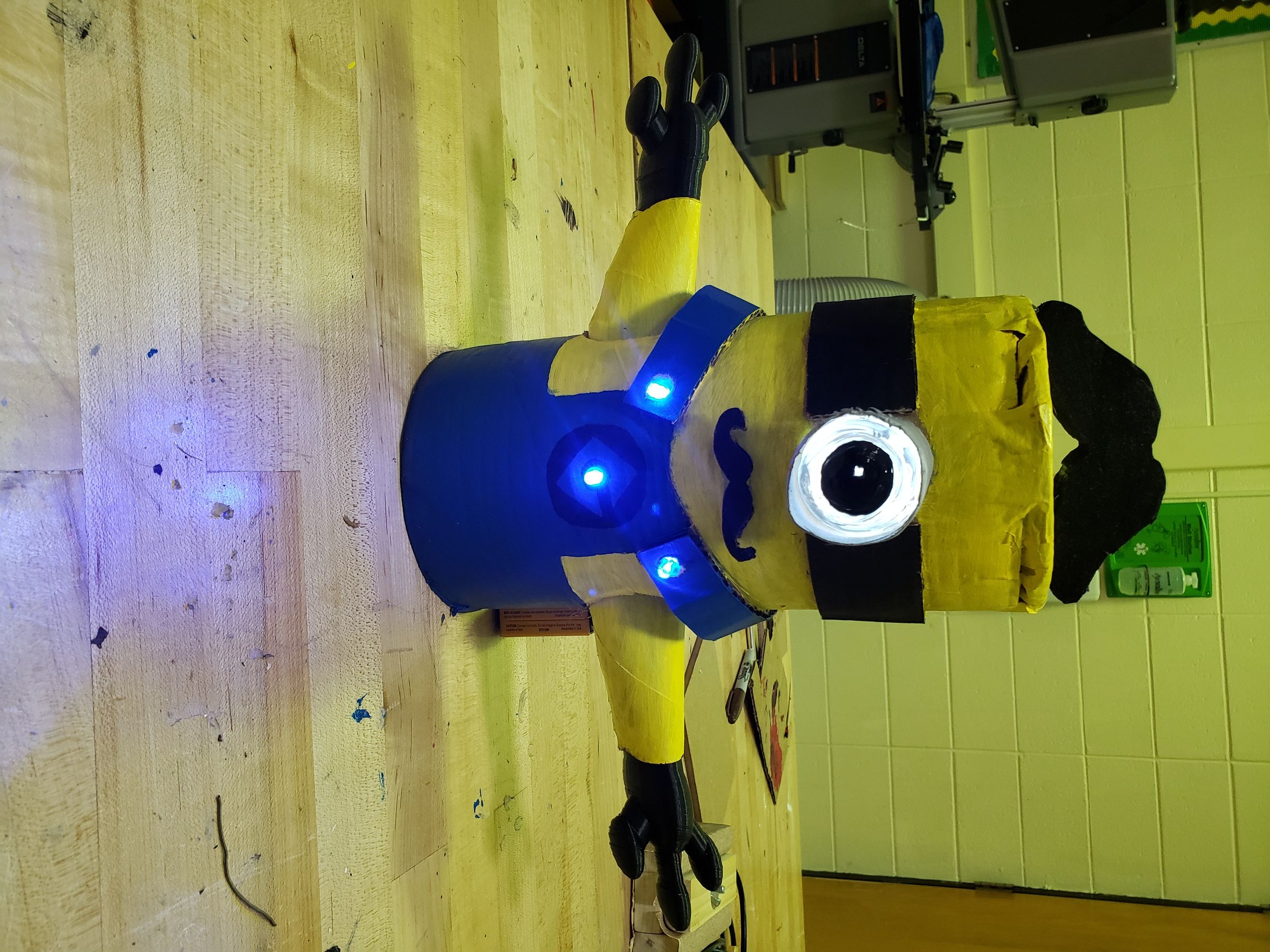 How to Create a Light Up Minion 9 Steps Instructables
