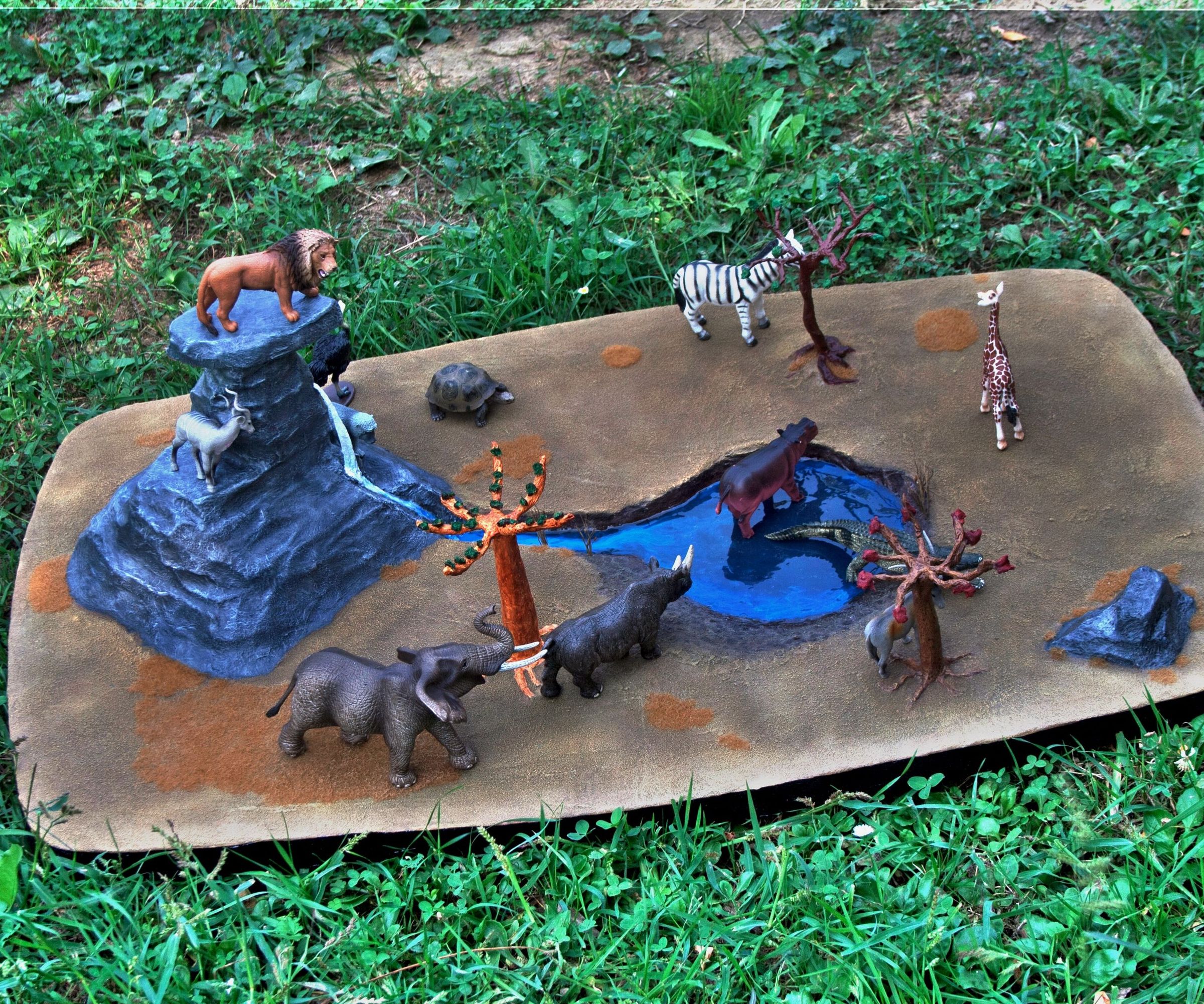 African Savannah Diorama