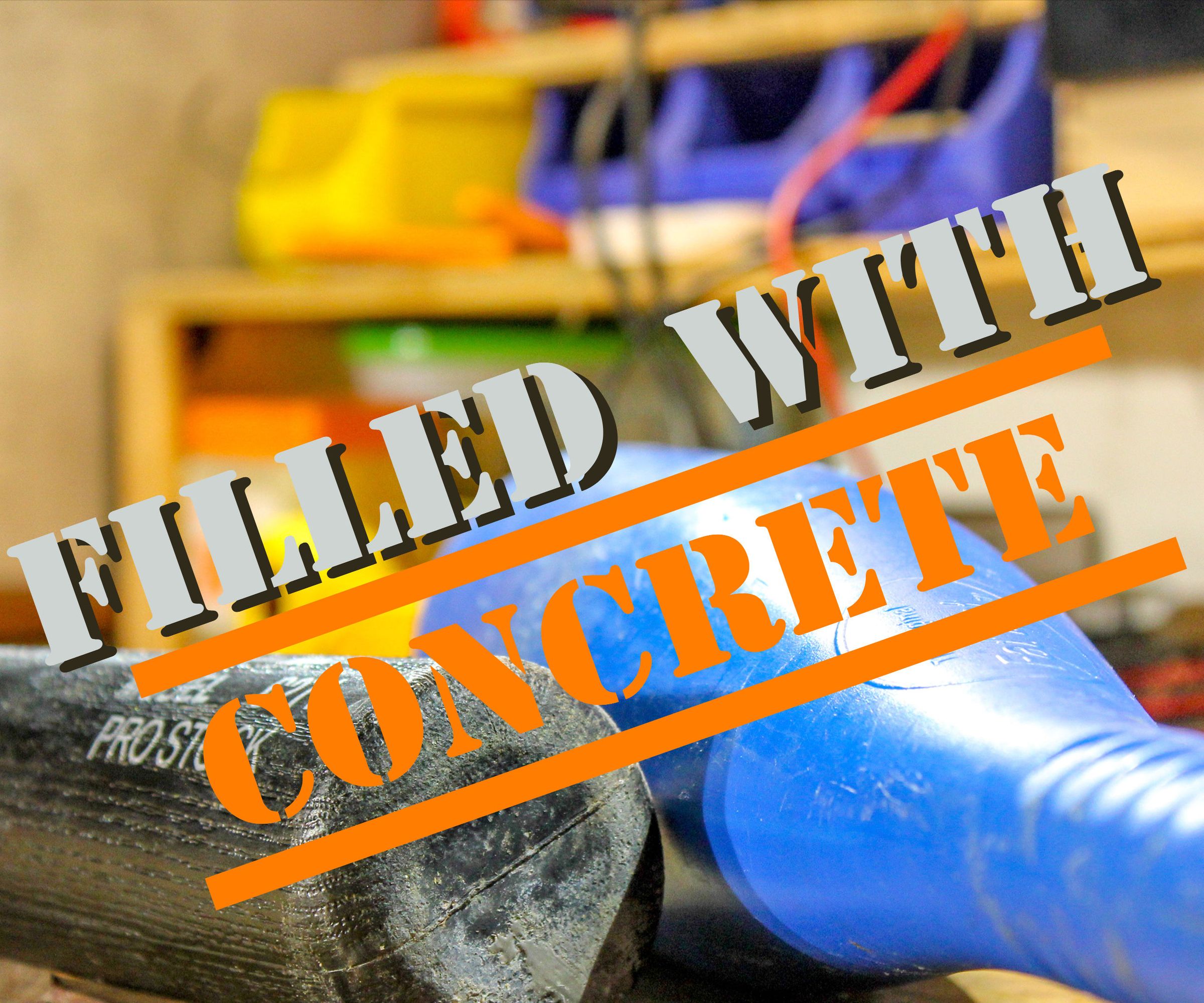 How to WEAP0NIZE a Wiffle Ball Bat by Filling It With CONCRETE