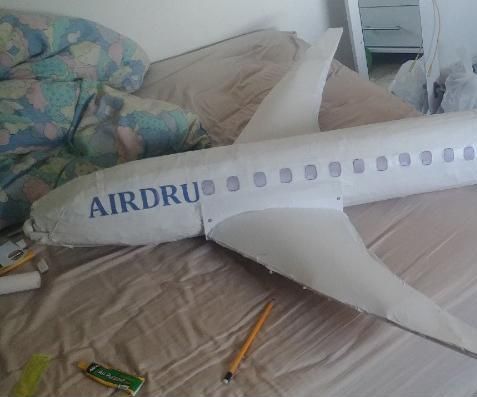 How to Build 1 Meter Length Boeing 747 Model