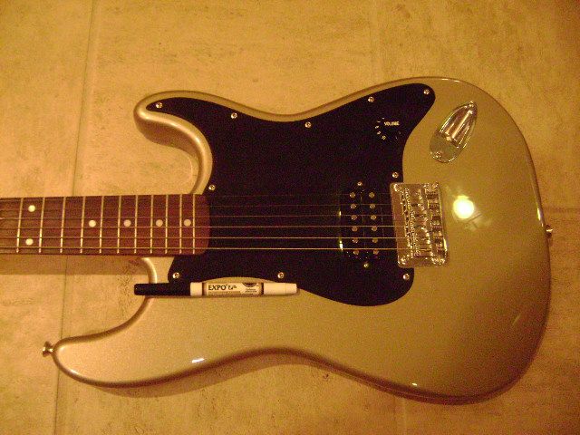 Quick Eraseable Guitar Art