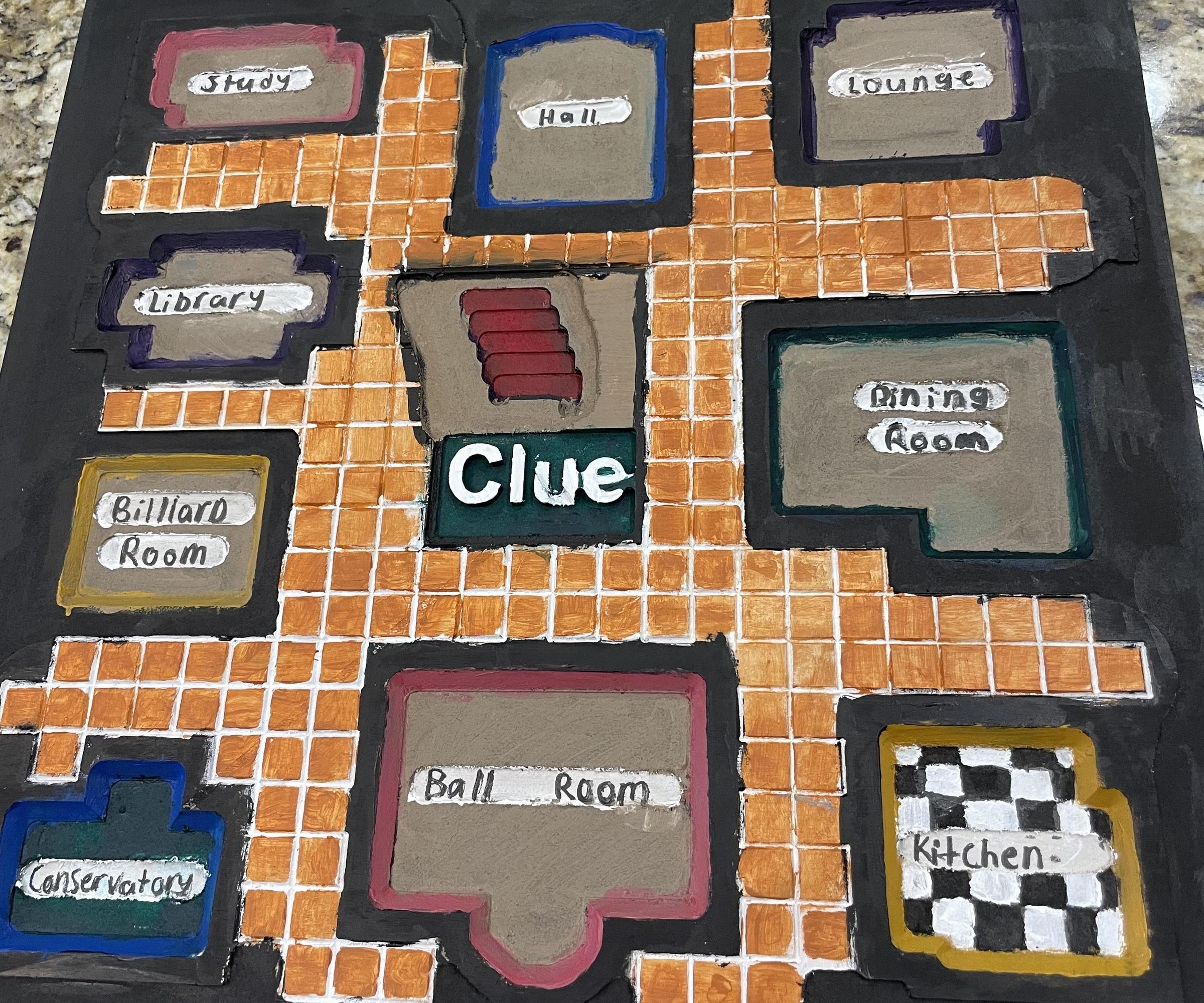Wooden Clue Board
