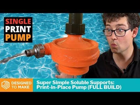 How to Print-in-Place Watertight Water Pump