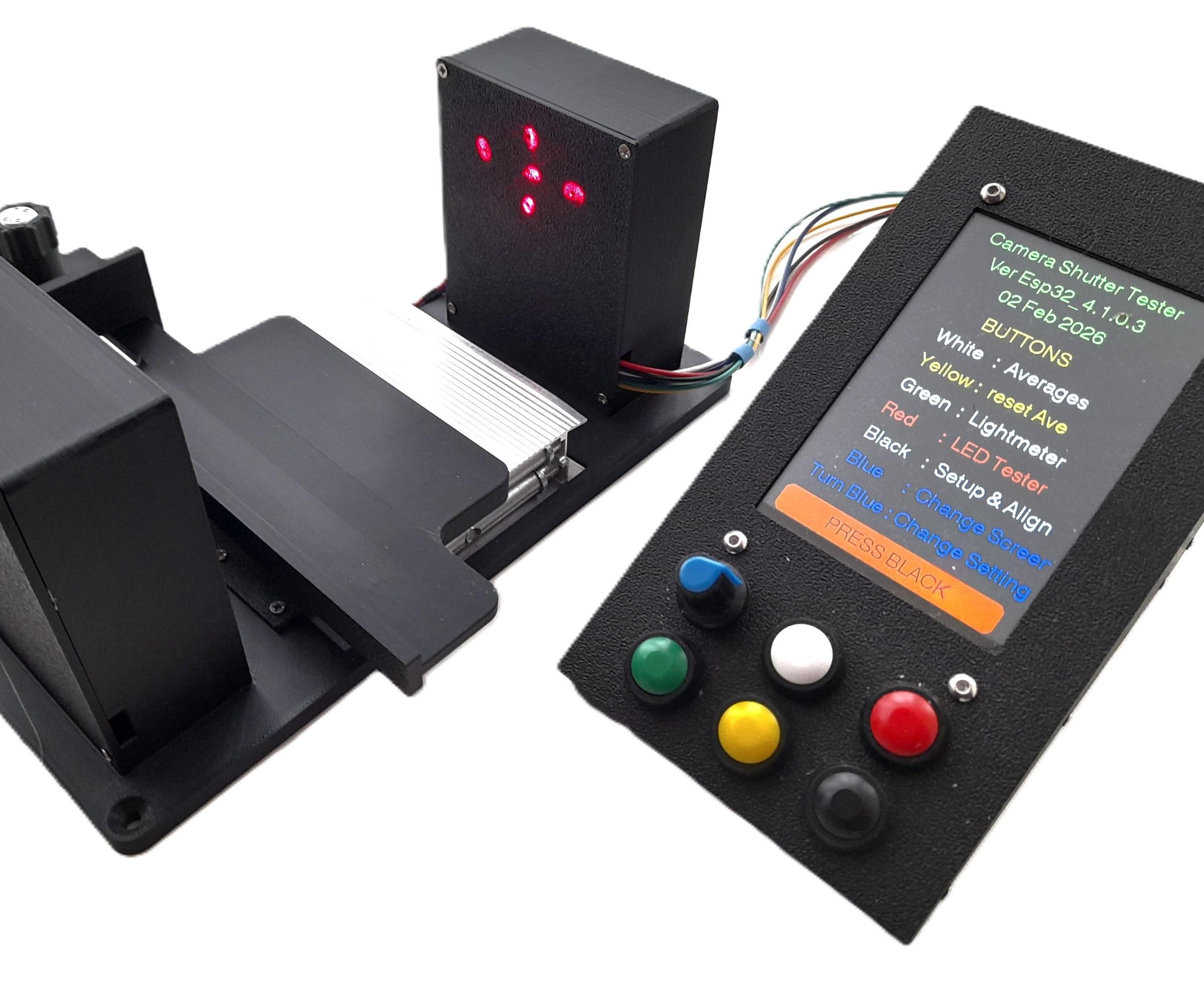 Camera Shutter Tester Arduino ESP32