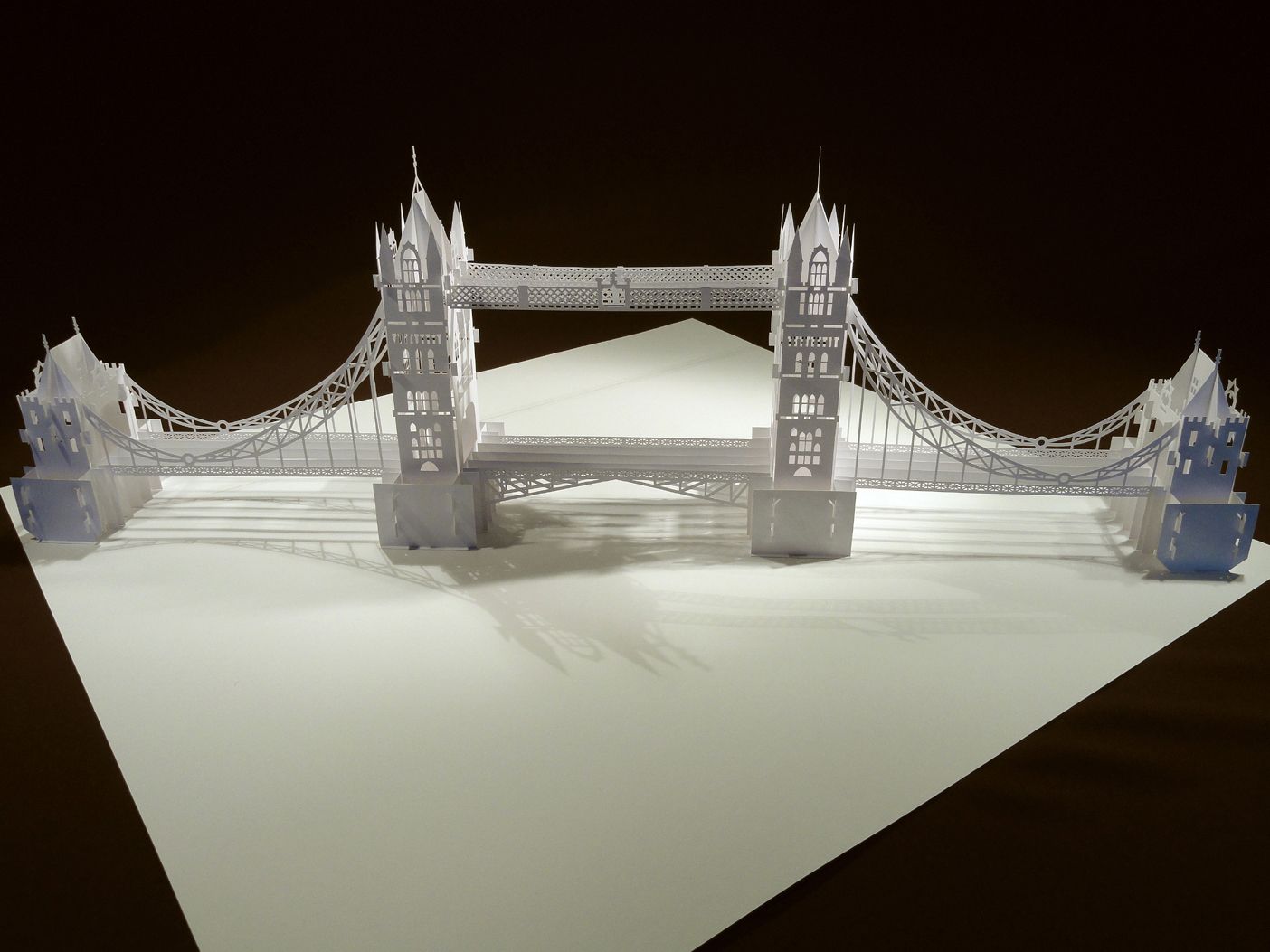 The London Tower Bridge Pop-up Origami Architecture Kirigami
