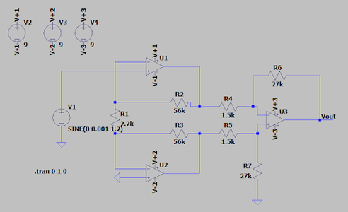 Step 1:  Instrumentation Amplifier