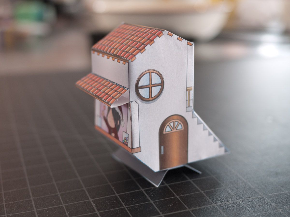 Literal Birdhouse Mini-Papercraft