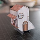 Literal Birdhouse Mini-Papercraft