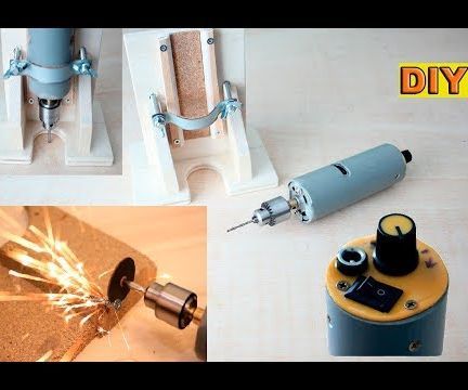 Mini Drill With Router Base