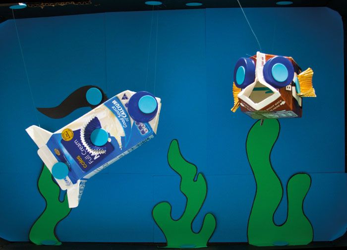 Makedo Milk Carton Fish