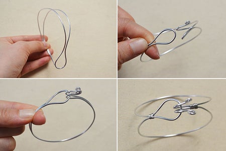 Bend a Main Shape of the Woven Bracelet
