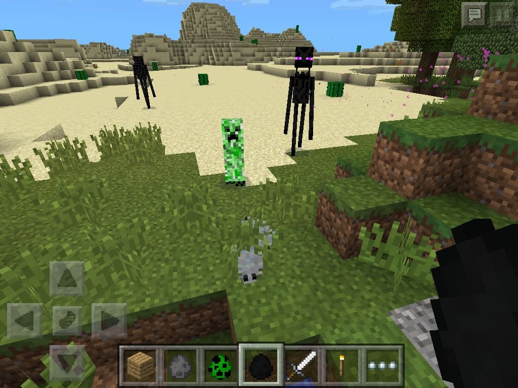 Minecraft 3 Mobs Silverfish/creeper/endermen