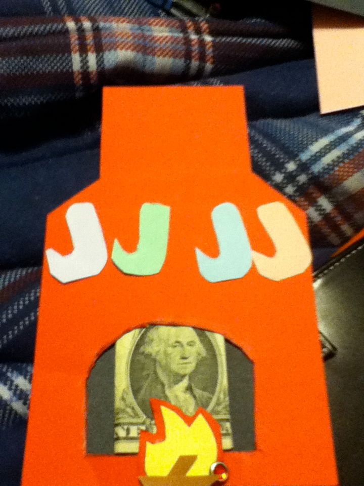 Money Gift Card Holder - Fireplace
