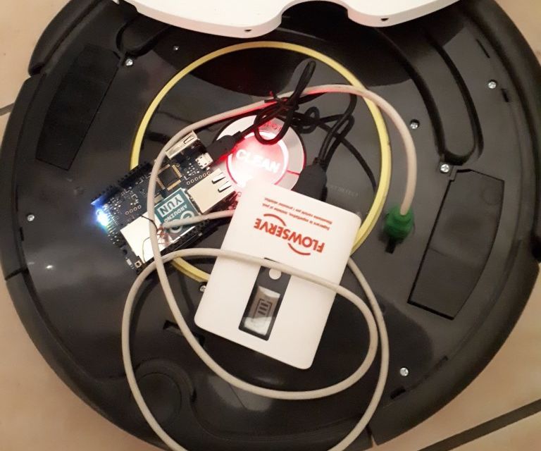 ROOMBA Driven by ARDUINO YUN Via Wifi App by STEFANO DALL'OLIO