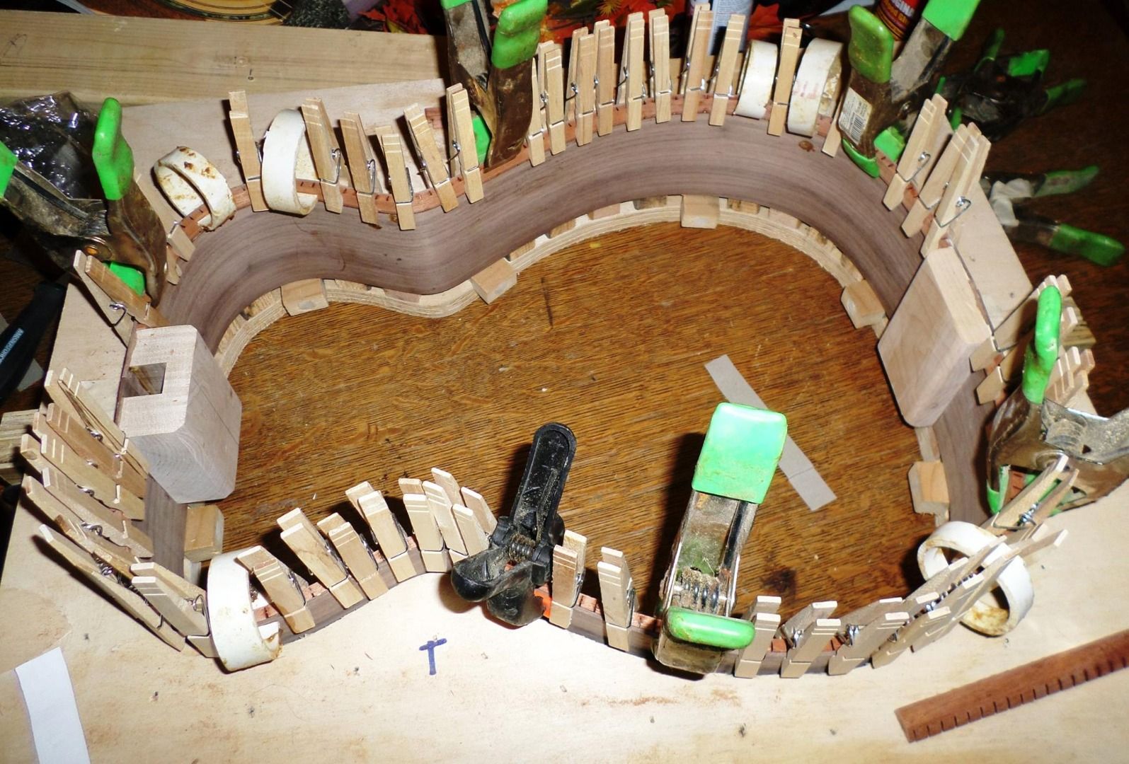 Kerfing Strips, Tail Piece Inlay and Fitting the Neck