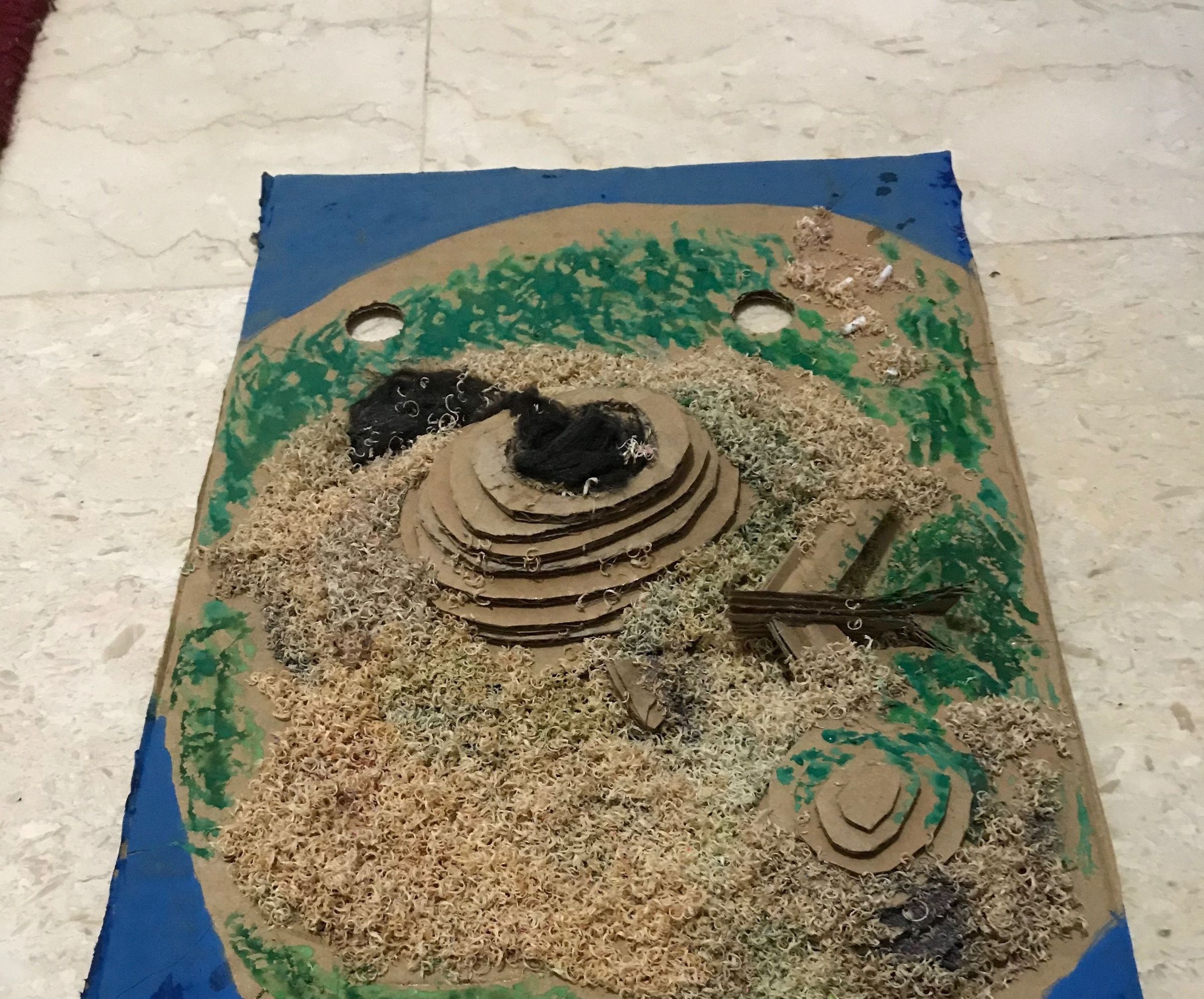 Cardboard Deserted Island