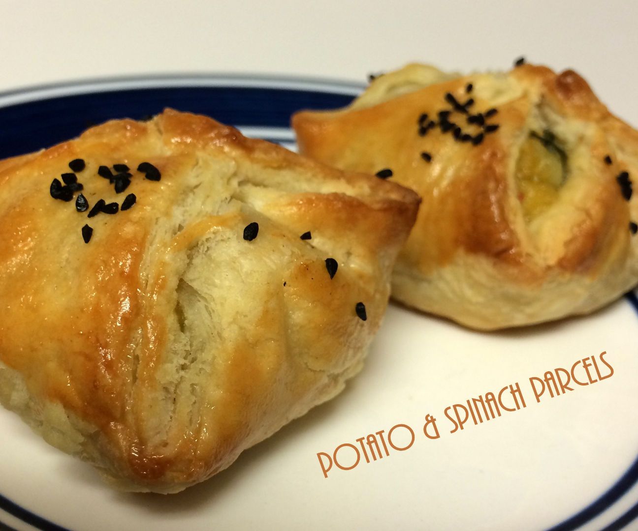 Potato and Spinach Parcels