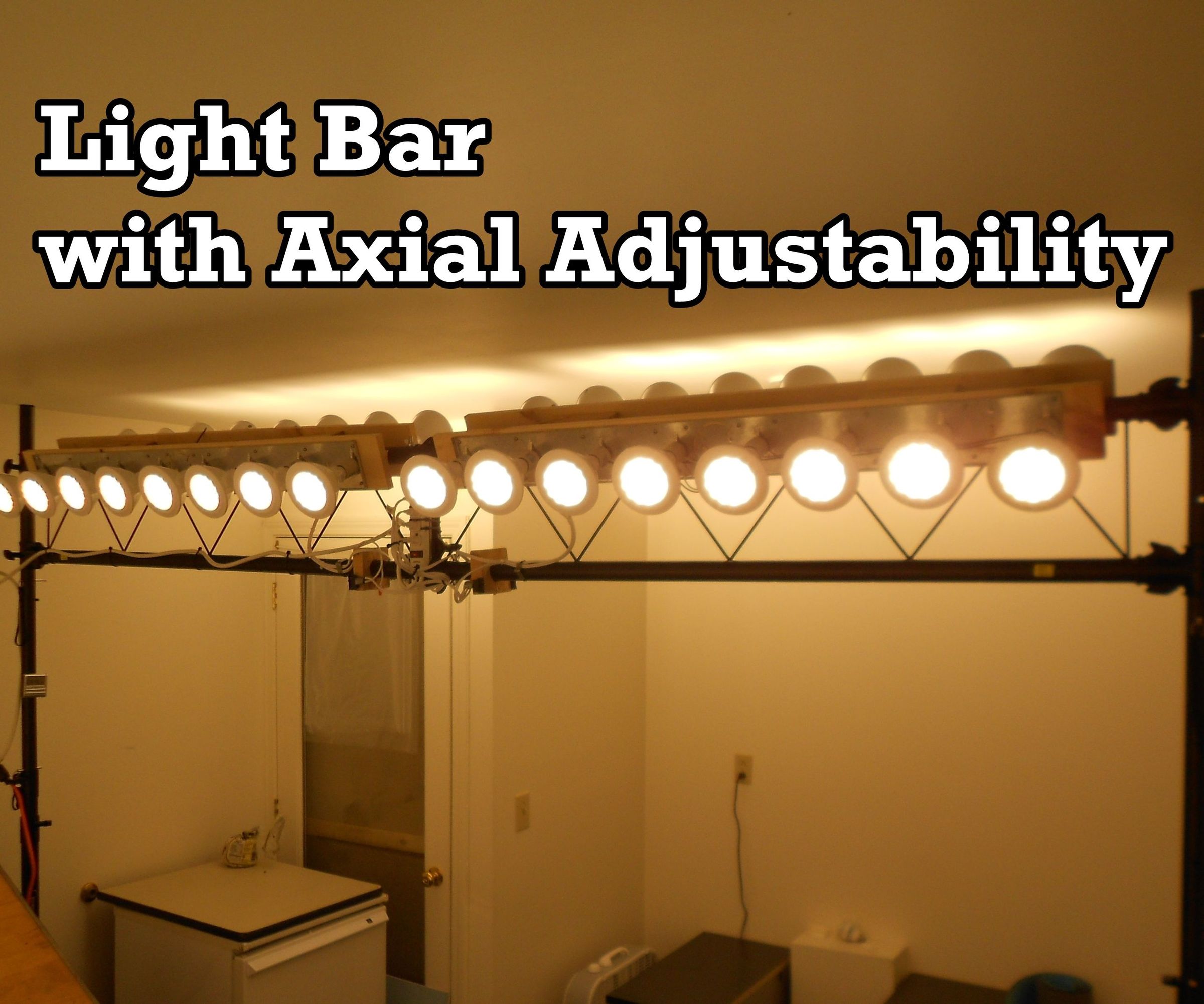 Light Bar With Axial Adjustability