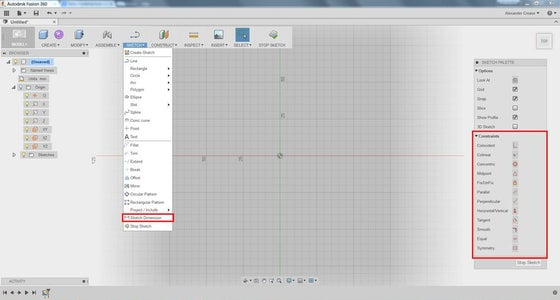 assignment model 3d Dimensions and Constraints