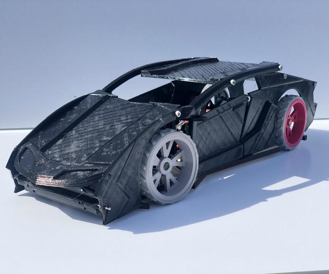 Ultimate 3D Printed RC Car + Laser Cut Chassis