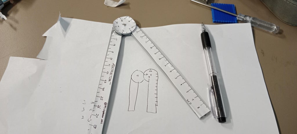 Protractor Compass Ruler