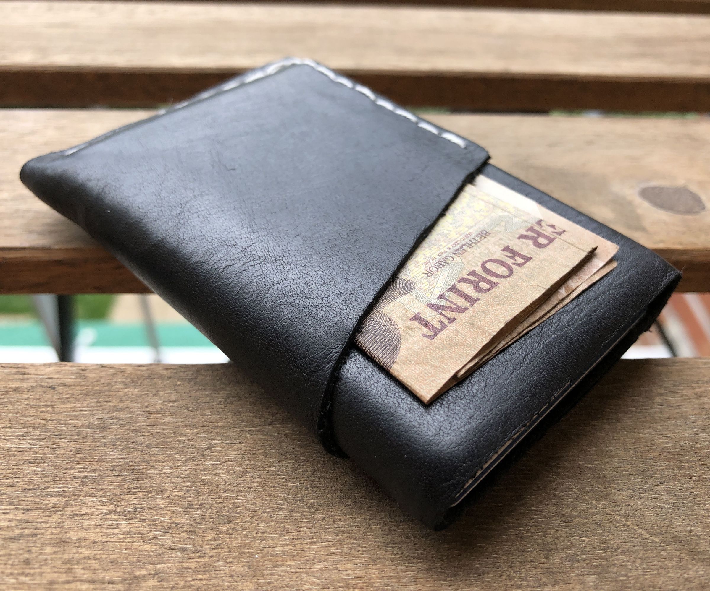 Slim EDC Leather Wallet - No Special Tools