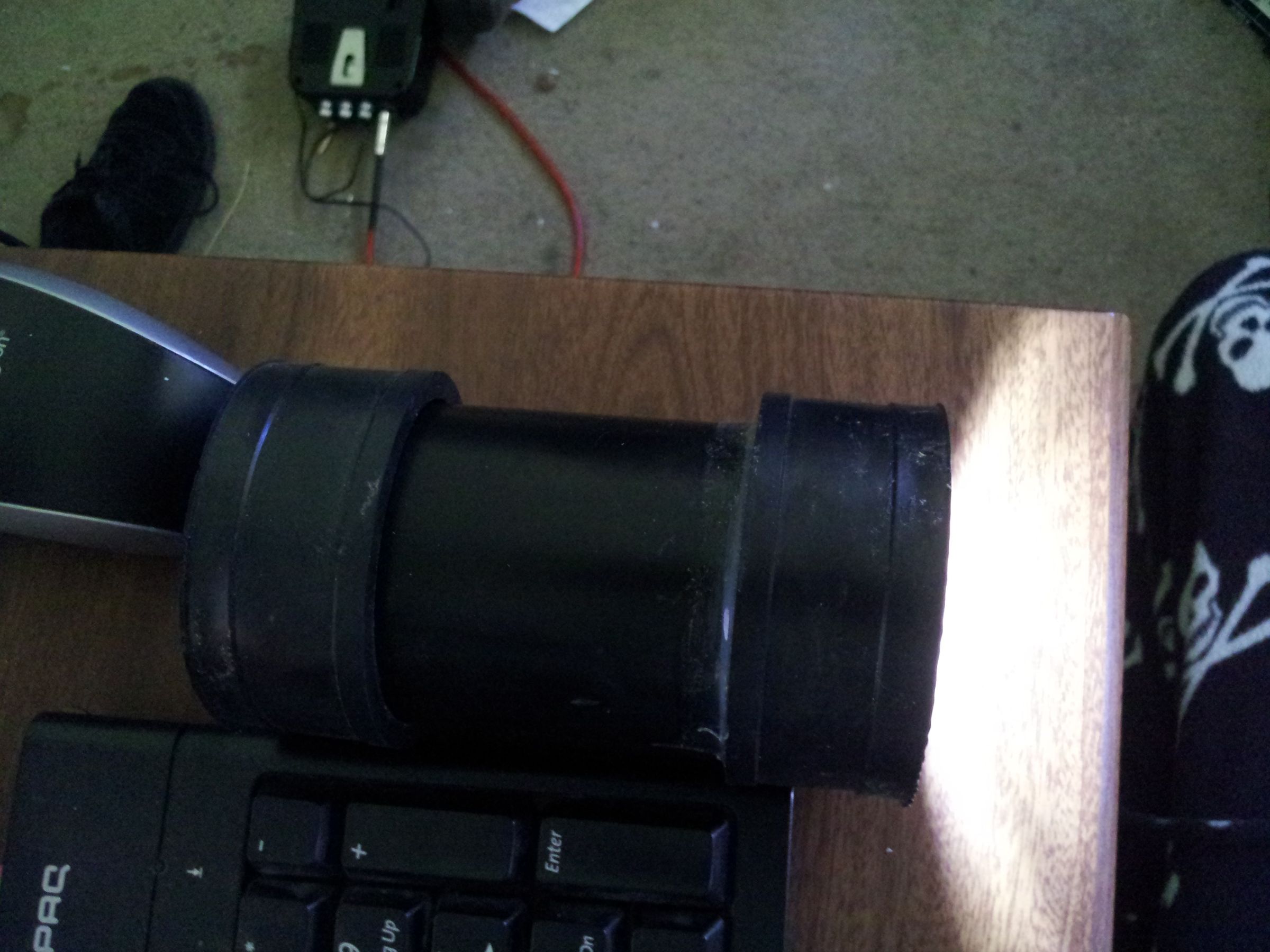 Pointless (and Ugly) Waterproof Flashlight Housing.