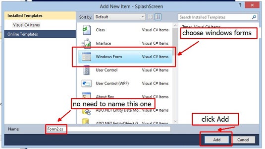 How to Create a Splash Screen in C# Visual Studio : 7 Steps - Instructables