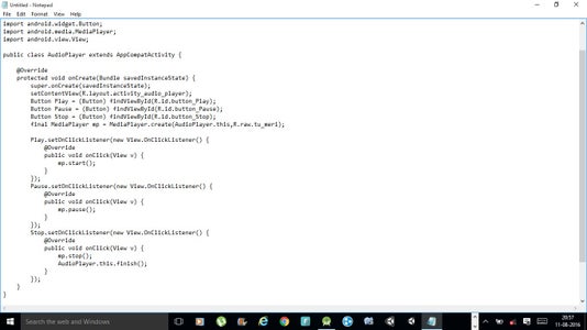 HOW TO MAKE a SIMPLE MUSIC PLAYER APP FOR ANDROID USING ANDROID STUDIO ...