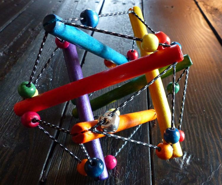 Retro Wooden Baby Toy