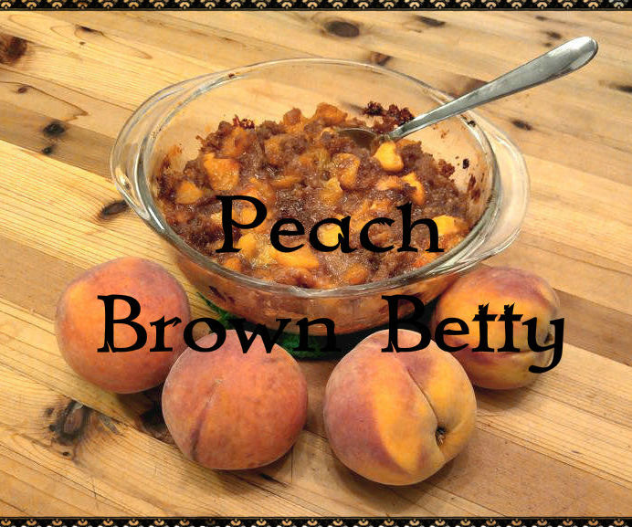 Peach Brown Betty