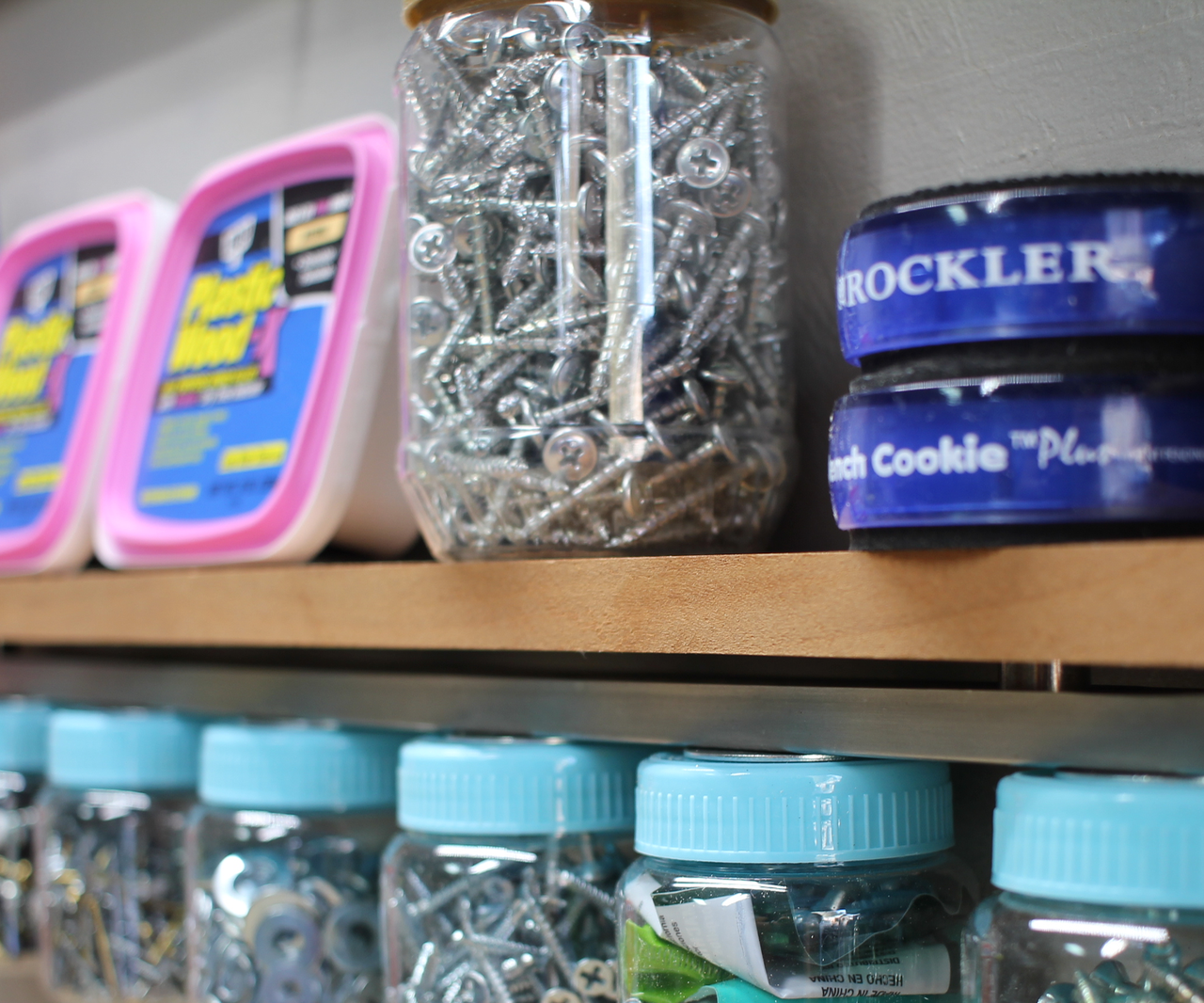 Magnetic Garage Shelf IKEA Hack