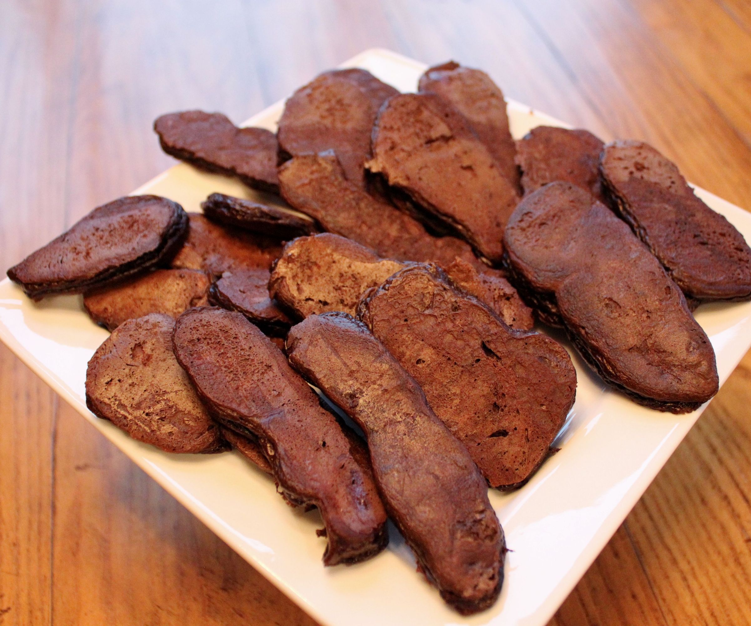 Chocolate Pancake Bacon Poppers