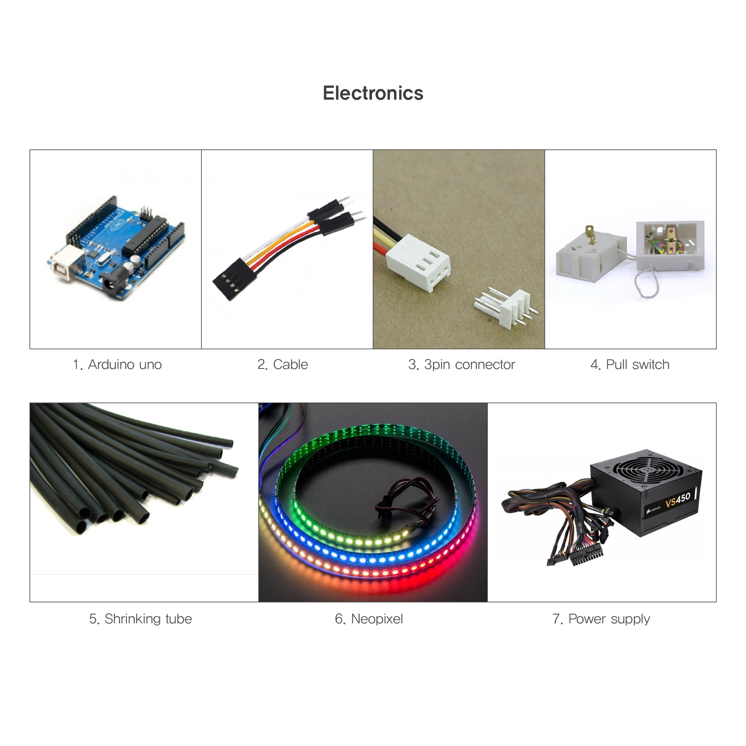 Pull the Light - Light Module Using Neopixel & Pull Up Switch : 6 Steps ...