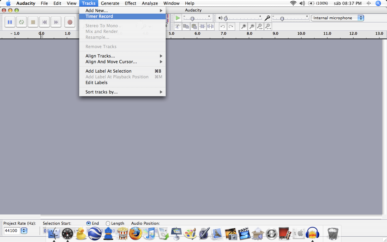 How to Program Audacity to Record at a Certain Time
