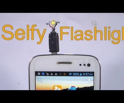 How to Make a Selfy Flashlight at Home in 2min