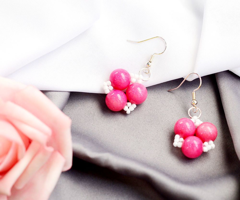 Beebeecraft Tutorials On Making A Pair Of Sweet Earrings 3 Steps