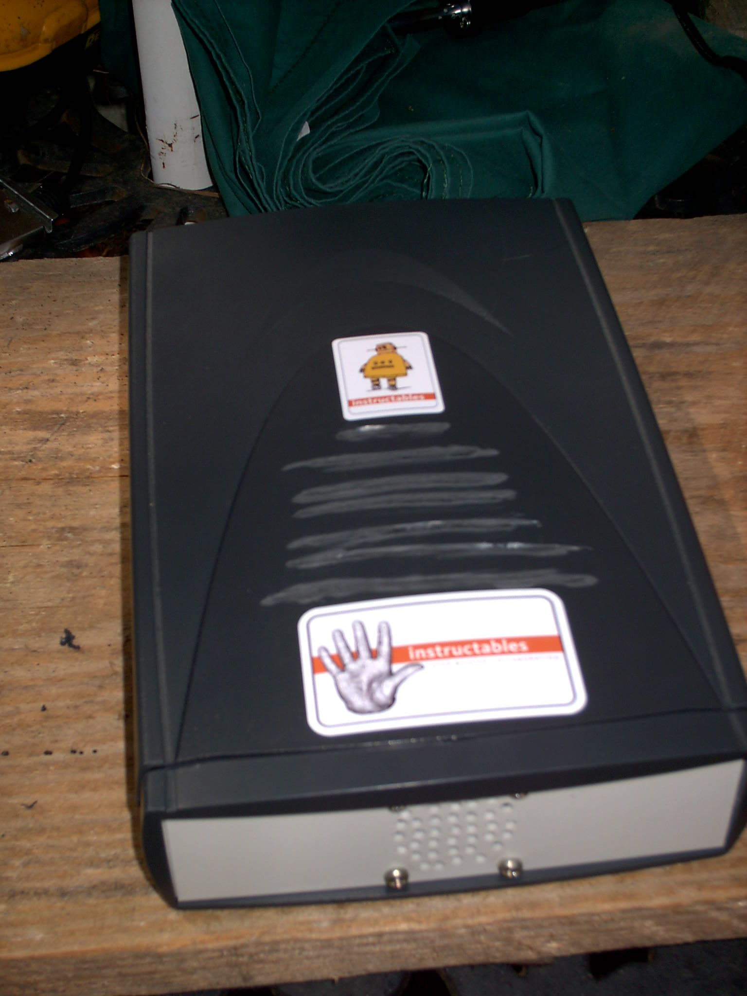 Make an External HDD From Old External CD/RW
