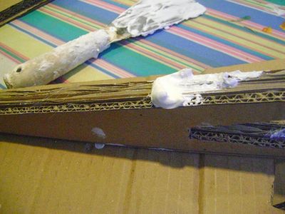 Plaster, Sand, Paint