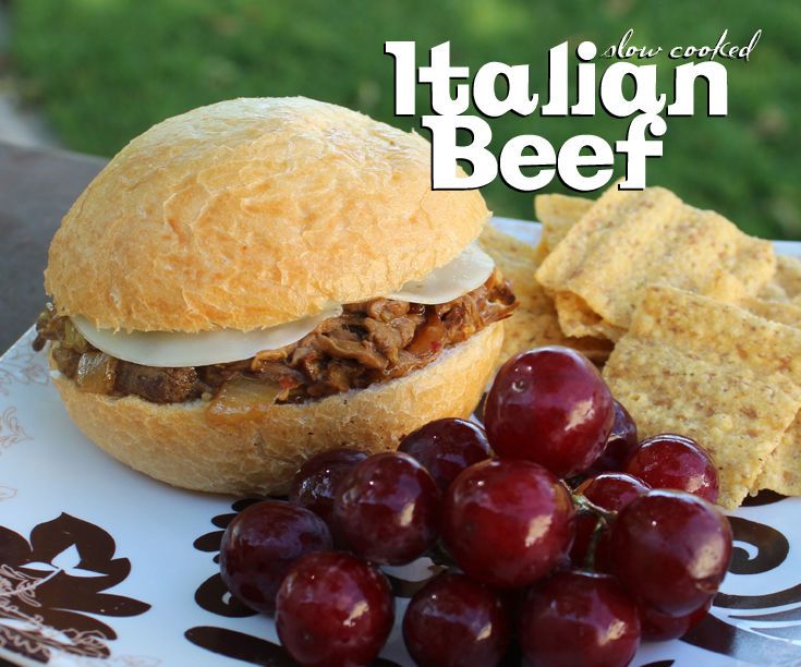 Slow Cooked Italian Beef! 