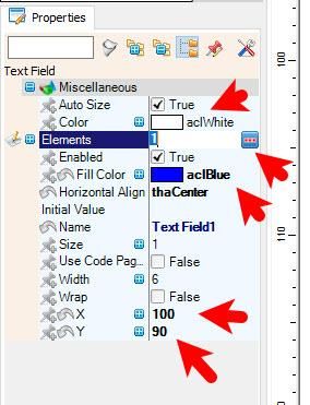 In Visuino Set Components