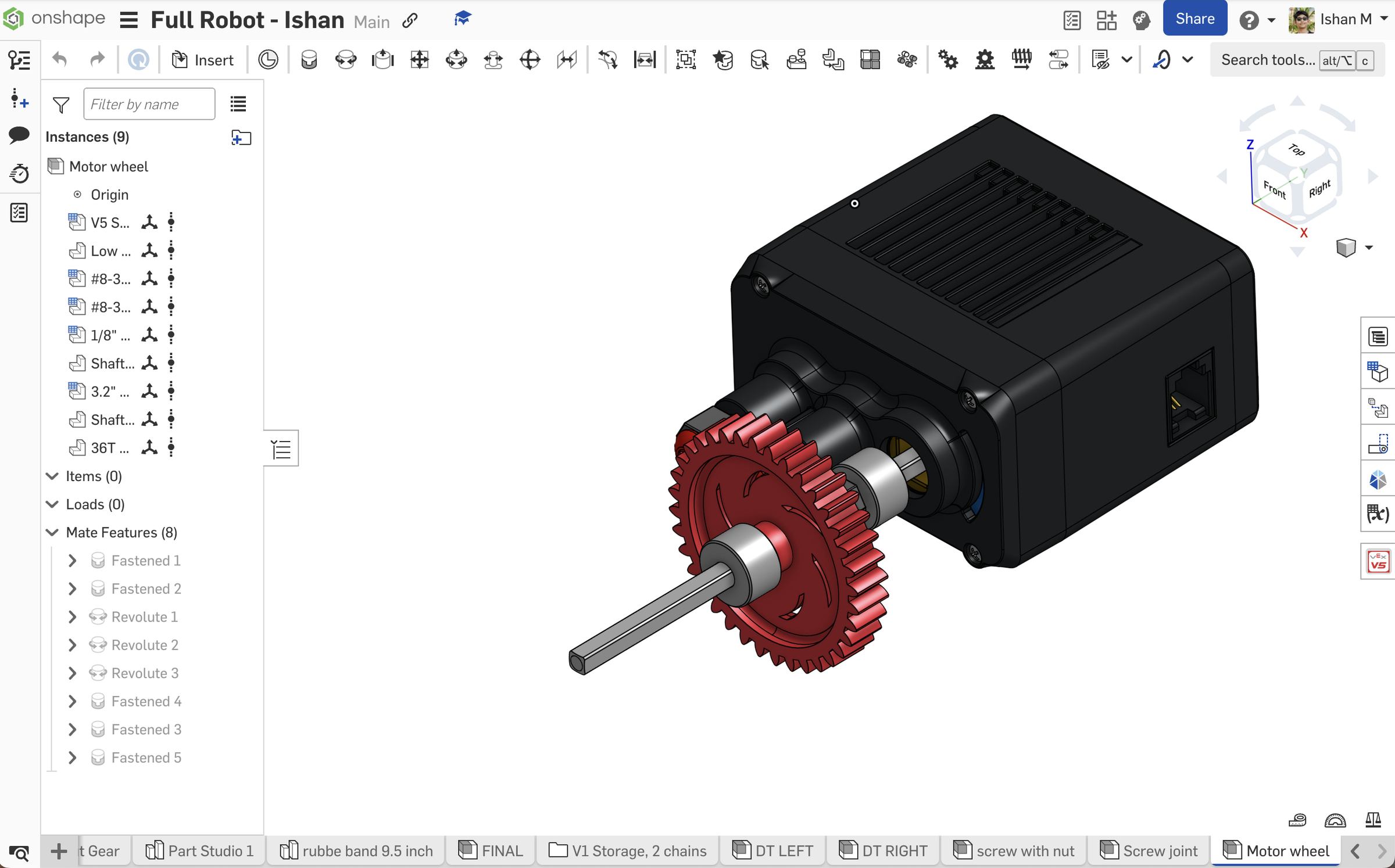 “3D CAD-Designed VEX V5 Robot for Competitive Robotics : 4 Steps ...
