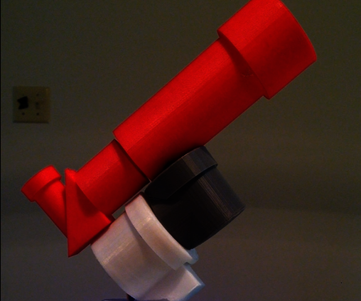 Self-Aligning Telescope