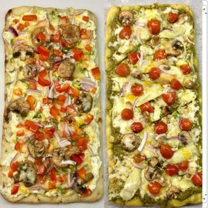 Easy, Super Cheesy Flatbread Pizzas