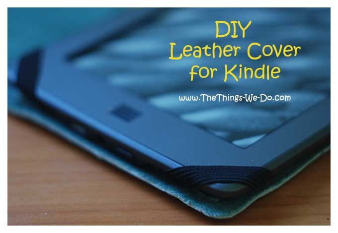 Leather Cover for Kindle, IPad or Your Favourite Book