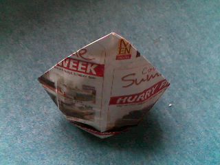 Newspaper Hat S 6 Steps Instructables