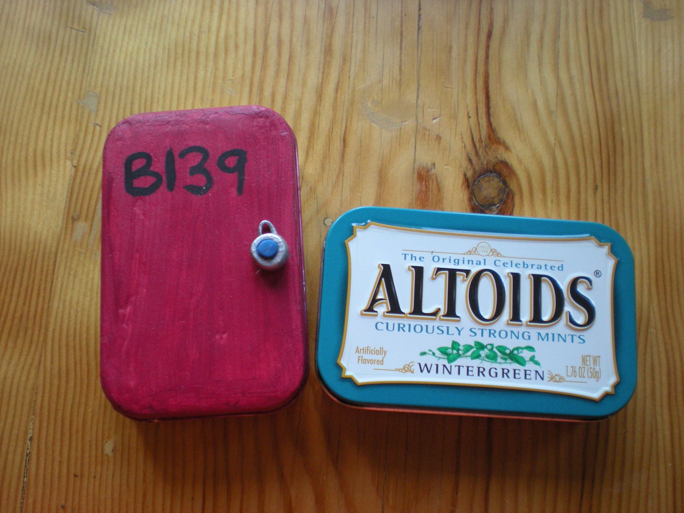 Altoids Memory Tin