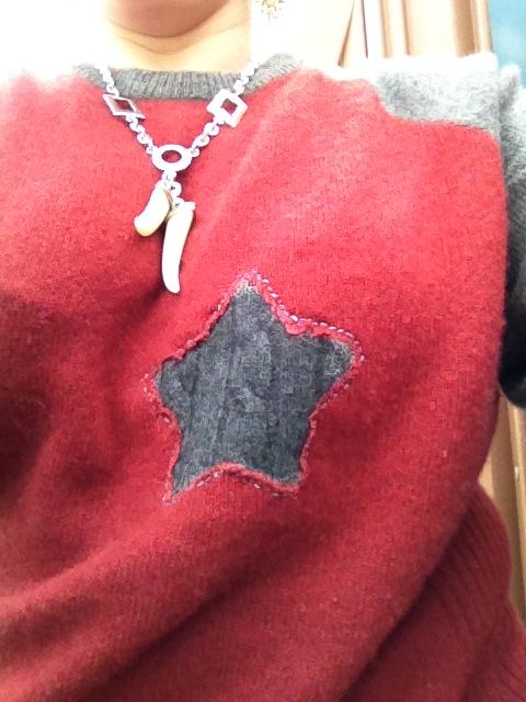 Mend and Make Do: Repairing a Cashmere Sweater in Alabama Chanin Style With Reverse Applique