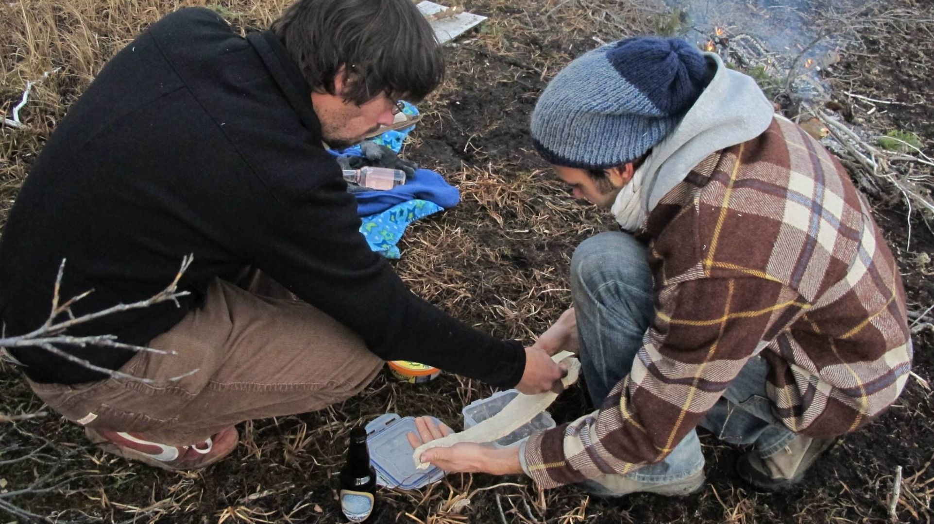 No Knead ''Stick Bread'' Quick Recipe for Camping Use 3 Steps (with