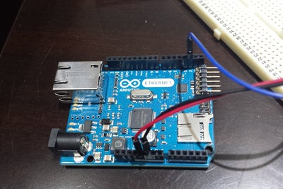 Arduino+Temperature Sensor Wiring